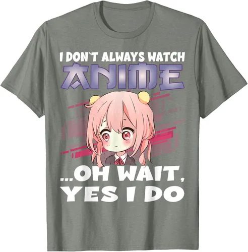 Vista 29 de Ver camiseta japonesa de anime con estampado de anime Girl, Negro, S
