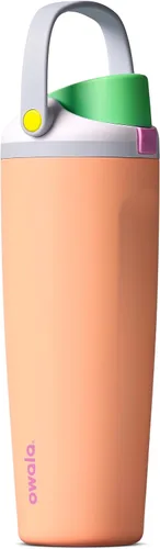Vista 8 de Owala FreeSip - Botella de agua aislada de acero inoxidable con boquilla bidireccional