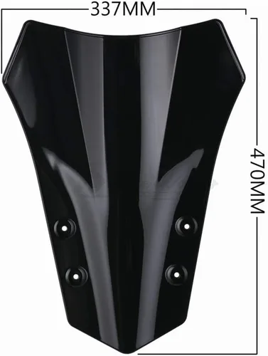 Vista 4 de Accesorios para parabrisas de motocicleta, parabrisas de doble burbuja compatible con MT-09 compatible con Tracer MT09 FJ09 FJ-09 2015-2016