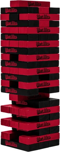 Vista 10 de Wild Sports NCAA Pro Football Tabletop Stackers Block Game for College Football Fan, Dorm Game, Tailgate