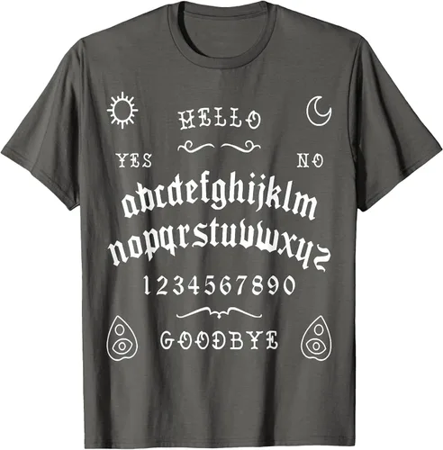 Vista 7 de Camiseta inspirada en la tabla Spirit Board Ouija Asphalt Grey