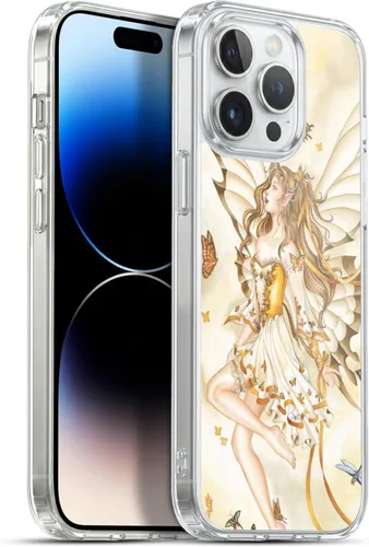 Vista 8 de Head Case Designs Officially Licensed Nene Thomas Amber with Fairy Cat Fairies Gel Case [Military Grade Protection] Compatible with Apple iPhone 13