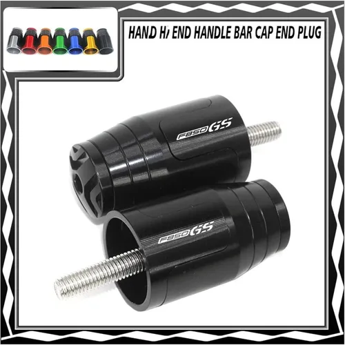 Vista 3 de Para BMW F850GS F 850 GS F850 GS 7/8 pulgadas Agarraderas de manillar de motocicleta extremos universales de contrapeso Tapón deslizante Manillar