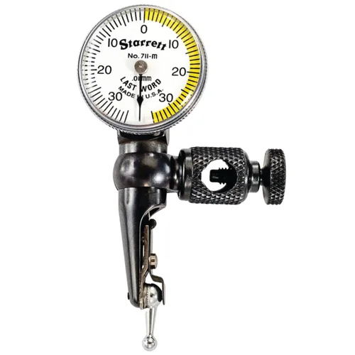 Vista 11 de Indicador de prueba de dial con accesorios Starrett Last Word, pulgadas, Blanco, 1