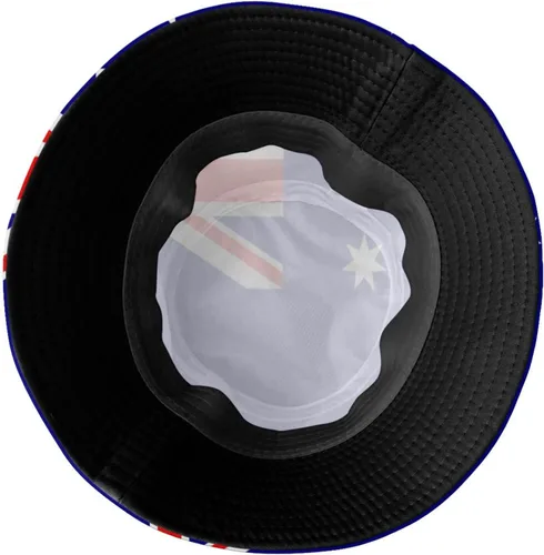 Vista 5 de Lindos sombreros de pescador patriótico para exteriores, sombrero de pescador patriótico para mujeres y hombres