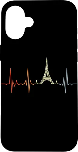 Vista 23 de My Heart Beats For Paris France Eiffel Tower Case for iPhone 16