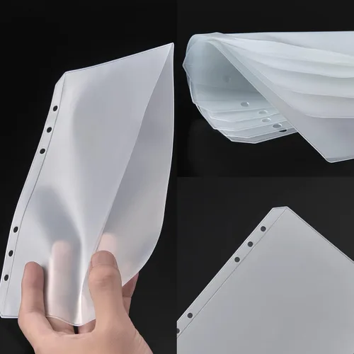 Vista 4 de UMSICHT 15 piezas de bolsillos para carpeta A5 sin cremalleras, sobres presupuestarios sin cremallera para sistema de efectivo, bolsa para carpeta