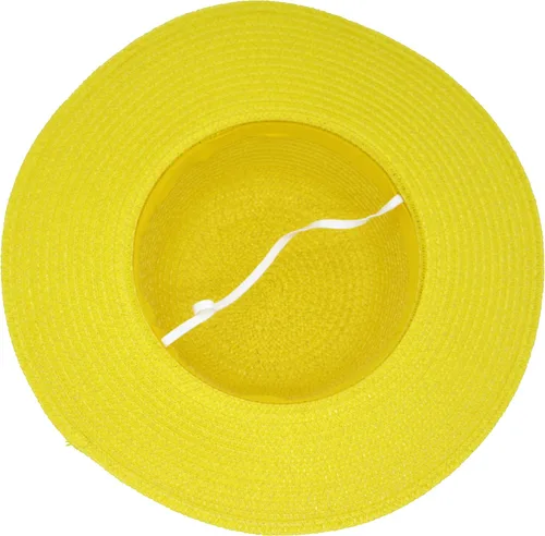 Vista 4 de Sombrero de paja Cosplay Cinta roja (amarillo)