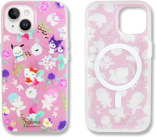 Vista 120 de Sonix x Barbie Funda para iPhone 15 Pro Compatible con MagSafe Probada para caídas de 10 pies Golden Hour
