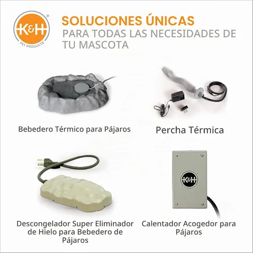 Vista 8 de K&H Manufacturing Snuggle Up calentador de aves, color gris, Gris
