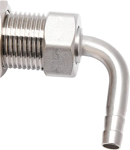 Vista 4 de Grifo de cerveza con control de flujo, grifo de cerveza ajustable de vástago largo, grifo de barril de cerveza Adurable, vástago cromado G5/8 grifo
