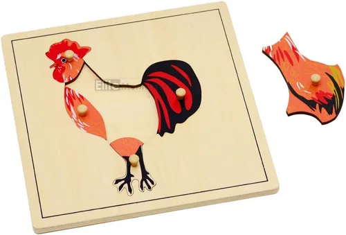 Vista 2 de Elite Montessori Rompecabezas de gallo