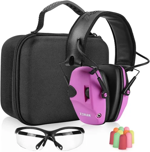 Vista 14 de ZOHAN EM054 Electronic Ear Protection for Shooting Range with Sound Amplification Noise Reduction, Ear Muffs for Gun Range