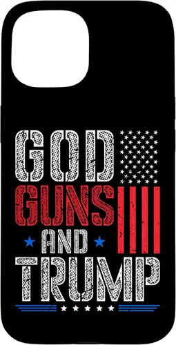 Vista 6 de God Guns and Trump Vote Donald Trump Republican Case for iPhone 17