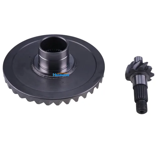 Vista 4 de HOLDWELL Anillo diferencial trasero y piñón engranaje 41310-HM5-A10 41310-HC5-305 41310-HC4-300 compatible con Honda Fourtrax TRX300 2x4 TRX300FW