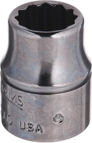 Vista 29 de Williams JHWB-1232 - Zócalo poco profundo de 3/8 pulgadas, SAE de 12 puntos, 1 pulgada, acabado cromado pulido