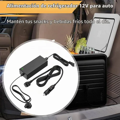 Vista 2 de Cable de alimentación compatible con Alpicool, Bodega, Euhomy, BougeRV, ARB, ICECO, Setpower, JoyTutus, cable de alimentación enfriador