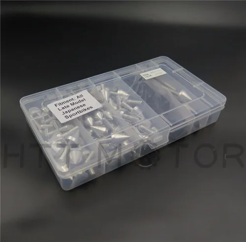 Vista 2 de SMT-Universal Spike Carenado Tornillos para parabrisas compatible con Honda CBR 600 929 954 900 RR Plata [B00RUEOFY6]