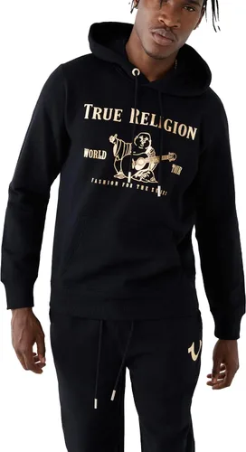 Vista 2 de True Religion Sudadera con capucha de forro polar Buda Metallic para hombre