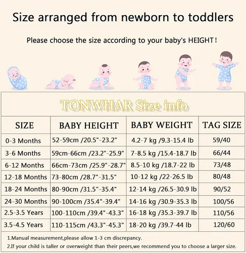 Vista 3 de TONWHAR Baby Boy's Girl's Animal Bodysuit Infant And Toddler's Romper Jumpsuit Halloween Costume Partywear