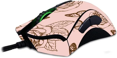 Vista 15 de MightySkins Skin compatible con Razer Deathadder Elite - Blue Petals Funda protectora de vinilo duradera y única Fácil de aplicar, quitar
