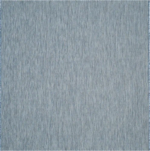 Vista 32 de Safavieh Colección Courtyard CY8022 Alfombra, 2 pies x 3 pulgadas x 5 pies, aguamarina y gris, impermeable, fácil de limpiar, sin pelusa