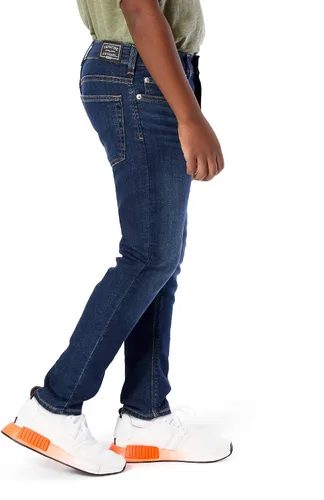 Vista 2 de Jeans ajustados Core para niños, Grande Dark Wash