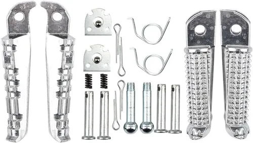 Vista 4 de Reposapiés de la motocicleta delantero/trasero reposapiés Estriberas Pedal de resorte para Yam & aha FZ-09 MT09 MT07 MT03 MT10 R3