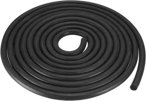 Vista 10 de uxcell Tira de goma de espuma de sellado de 0.118 in de diámetro 16.4 ft de largo, color negro