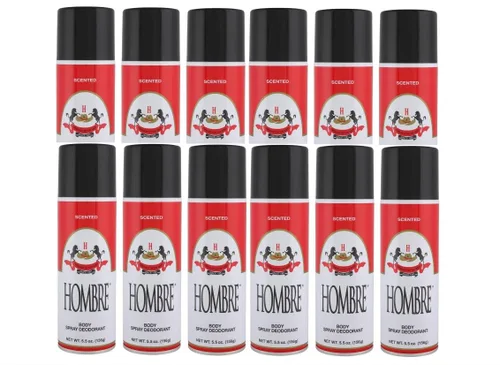 Vista 8 de Hombre Spray corporal desodorante rojo clásico para hombres 5.5oz-156g