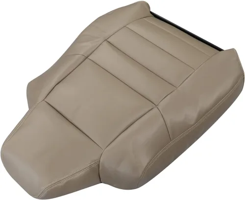 Vista 4 de GXARTS Funda de cuero de repuesto para asiento de lado del conductor, color marrón #4H, compatible con Ford Excursion F250 F350 F450 F550 Lariat