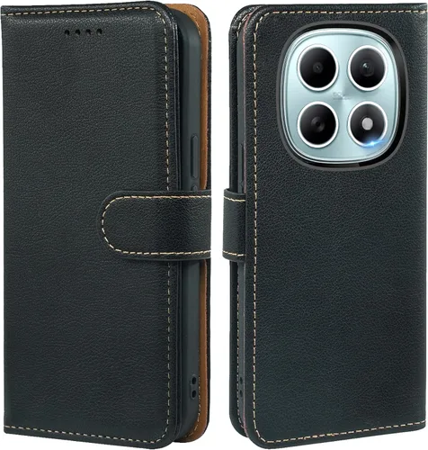 Vista 34 de Funda tipo cartera para Motorola Moto G Power 2026/2025, con bloqueo RFID, de piel sintética, para Moto G Power 2026, cierre magnético, tarjetero