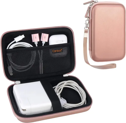Vista 11 de Canboc Funda de transporte para MacBook Air Pro Charger MagSafe/MagSafe 2, cargador MagSafe para iPhone 16/16 Pro, concentrador USB C, concentrador
