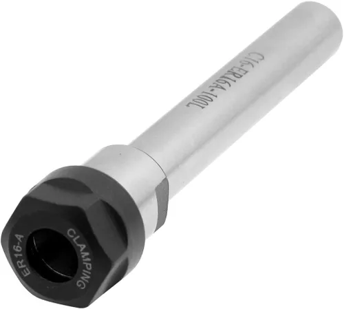 Vista 8 de uxcell CNC Milling C8-ER8A-100L Varilla de extensión de torno de portabrocas recto