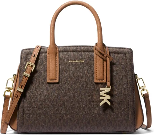 Vista 44 de Michael Kors - Laila, bolso pequeño para mujer Herrajes dorados/vainilla/bellota