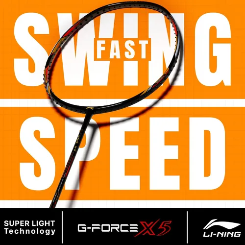 Vista 2 de Li-Ning G-Force X5-2.79 oz G6 - Raqueta de bádminton