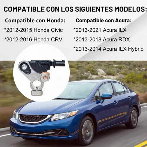Vista 2 de Sensor de Corriente de Batería con Conector Pigtail Compatible con Honda Civic 2012-2015, Honda Crv 2012-2016/Acura ILX 2013-2021, Acura RDX