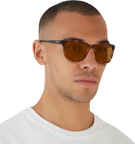 Vista 7 de ARNETTE Man Sunglasses Matte Black Frame, Dark Grey Lenses, 57MM