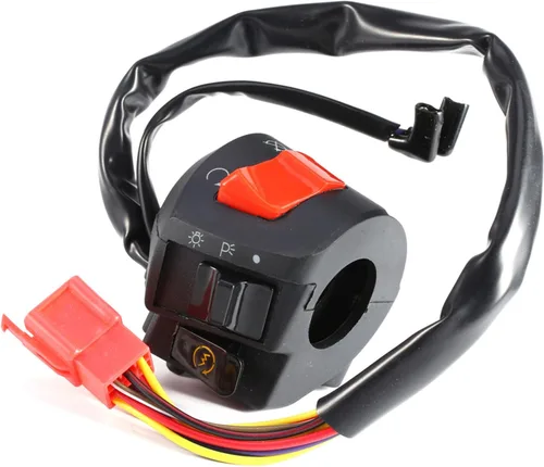 Vista 7 de Interruptor de manillar, 2 unids DC 12V Universal 7/8 '' manillar motocicleta cuerno giro interruptor de control de luz