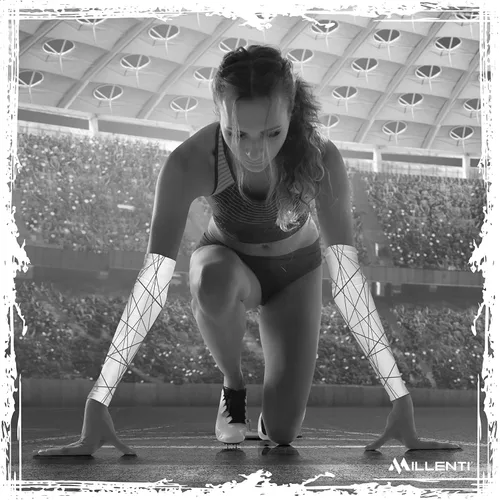 Vista 35 de Millenti Manga de compresión de brazo de enfriamiento – Mangas de recuperación deportiva de protección solar, se enfría cuando está mojado, unisex