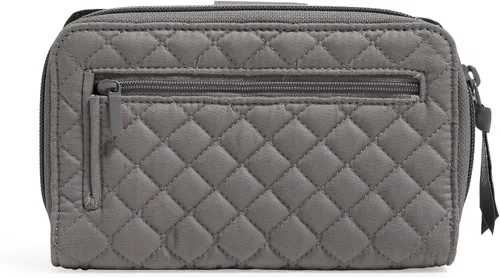Vista 3 de Vera Bradley Cartera de algodón con protección RFID para mujer Painted Feathers