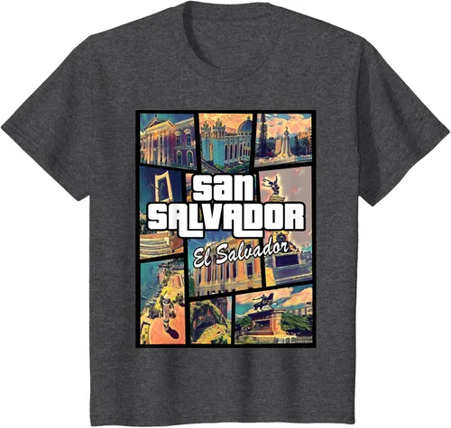 Vista 37 de Camiseta Orgullosa de San Salvador Capital El Salvador