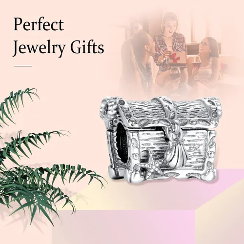 Vista 4 de LaMenars Ocean Turtle Starfish Octopus Charm for Bracelets 925 Silver Beads for Womens Bracelets Necklaces Dangle Pendant for Mothers Day