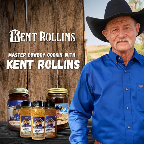 Vista 7 de Kent Rollins Salsas para barbacoa – Salsa de barbacoa de barro Red River sin gluten para ahumar y asar a la parrilla – Salsa espesa con sabor a