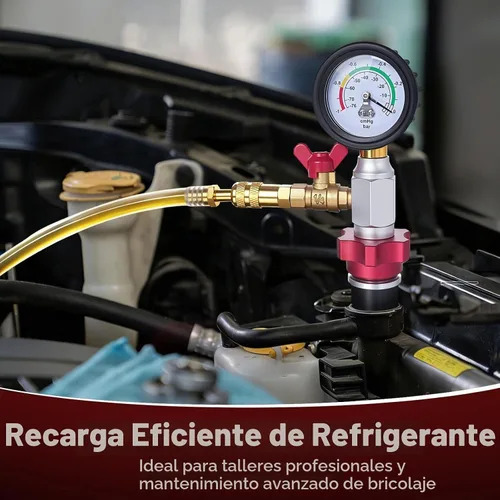 Vista 9 de BILITOOLS Kit de recarga de vacío de refrigerante de 10 piezas, elevación