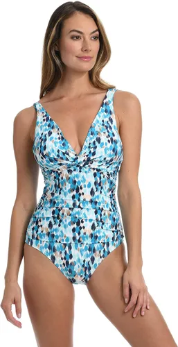 Vista 4 de La Blanca Traje de baño tankini estándar sobre el hombro para mujer