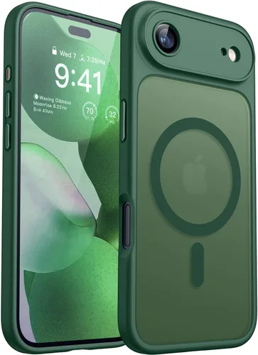 Vista 70 de CANSHN Funda magnética compatible con iPhone Air (6.5 pulgadas), mejorada [protección completa de la cámara] [compatible con Magsafe]