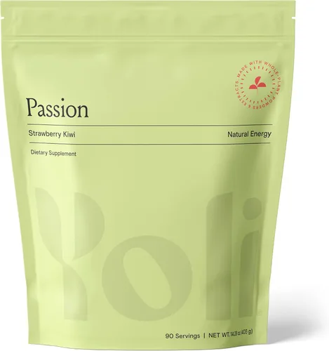 Vista 14 de Mezcla de bebida en polvo de energía Yoli® Passion - Mezcla natural para bebida energética para resistencia y resistencia, 30 sobres - Berry