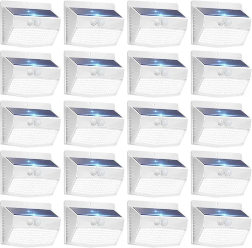 Vista 54 de Peasur 1 paquete de luces solares con sensor de movimiento para exteriores