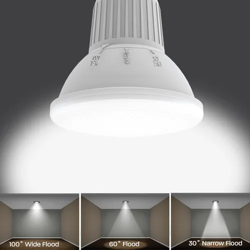 Vista 5 de Feit Electric Luz reflectora LED PAR38, 90W Eq, blanco brillante, base E26